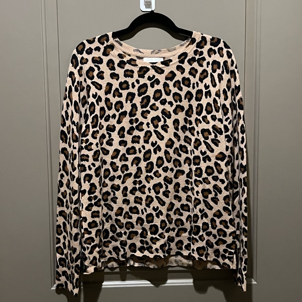 Cynthia Rowley Leopard Sweater